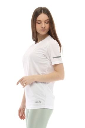 Kadın Nem Emici Hızlı Kuruma Atletik Teknik Performans Spor T-shirt