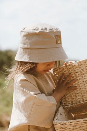 Kız ve Erkek Çocuk Bucket Şapka %100 Pamuk