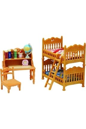 Sylvanian childrens bedroom set discount