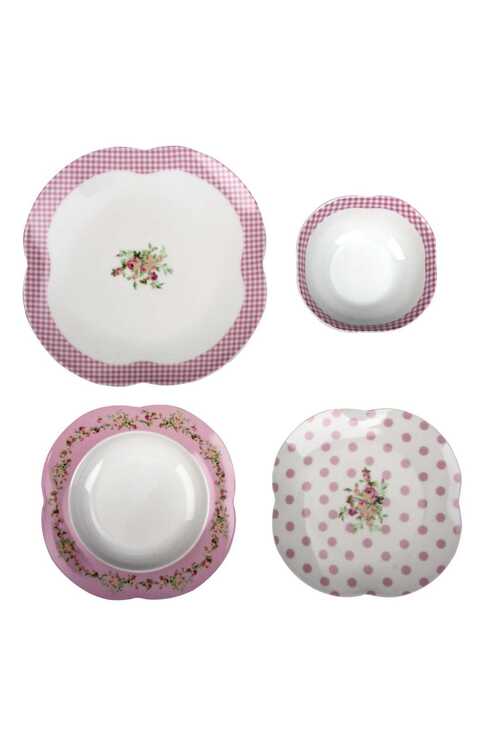 Aryildiz Orient 24 Parca Yemek Takimi Flower Pembe 097o8638481 Fiyati Yorumlari Trendyol