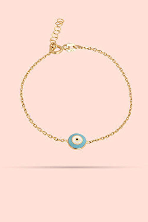 Atasay Nazar Boncuklu Altin Cocuk Bilekligi 2192226 Fiyati Yorumlari Trendyol