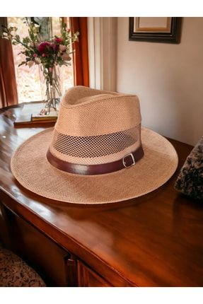 Fileli Yazlık Fötr Şapka
