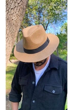 Kovboy Model Erkek Hasır Şapka