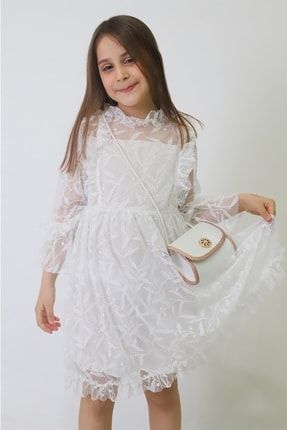 Kız Çocuk Yazlık Çantalı Elbise (2023 YENİ SEZON 134)