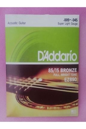 D Addario Akustik Gitar Teli Ez890 Super L ght Gauge Fiyat