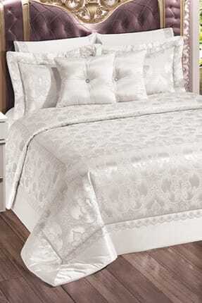 belenay cift kisilik yatak ortusu saraylim krem fiyati yorumlari trendyol