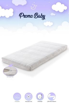Promo Baby Yatak - 60x120 Cm Bebek Yatağı - Yıkanabilir Kılıflı - Ortopedik