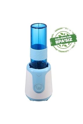Mix&Go Active Kişisel Smothie Blender, Mavi (550 W, 2 Adet 600 ml Şişe)