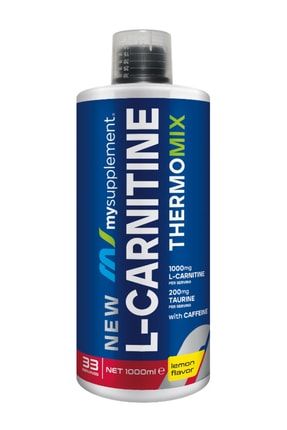 New L- Carnitine Thermomix Limon 33 Servis 1000 ml L- Karnitin Likit