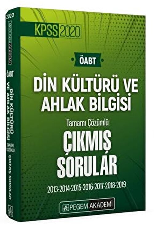 Pegem A Yayincilik Sinav Kitaplari 2020 Kpss Oabt Din Kulturu Ve Ahlak Bilgisi Tamami Cozumlu Cikmis Sorular Fiyati Yorumlari Trendyol