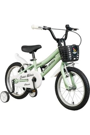 Cesa Bike Classic Model 16 Jant Bisiklet 4-7 Yaş Pastel Yeşil Çocuk Bisikleti