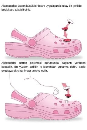 Crocs stick ons store