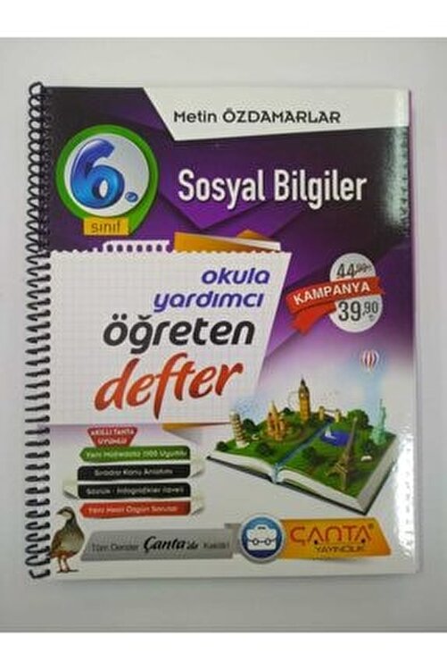 Canta Yayincilik 2021 Canta 6 Sinif Sosyal Bilgiler Okula Yardimci Ogreten Defter Fiyati Yorumlari Trendyol