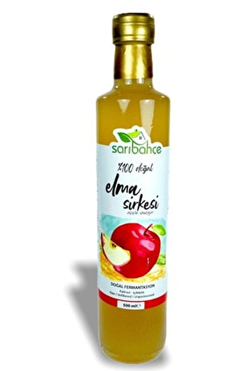 Sarıbahçe Elma Sirkesi Doğal Fermente 500 ml 1