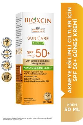 Sun Care Akneye Eğilimli Ciltler Için Güneş Kremi 50 Spf - Akne, Dry Touch, Mat