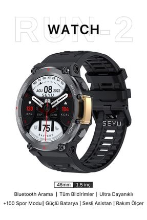 Watch Run 2 Akıllı Saat Iphone Ve Android Tüm Telefonlara Uyumlu Smartwatch