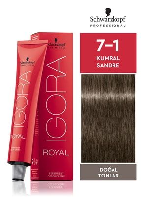 Royal Doğal Tonlar 7-1 Kumral Sandre Saç Boyası 60ml