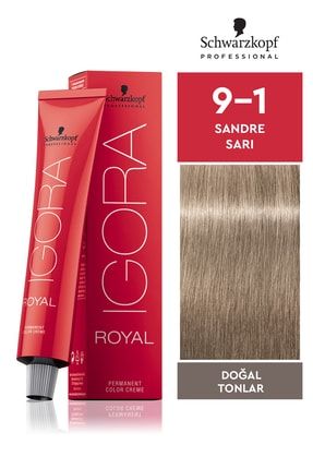 Royal Doğal Tonlar 9-1 Sandre Sarı Saç Boyası 60ml