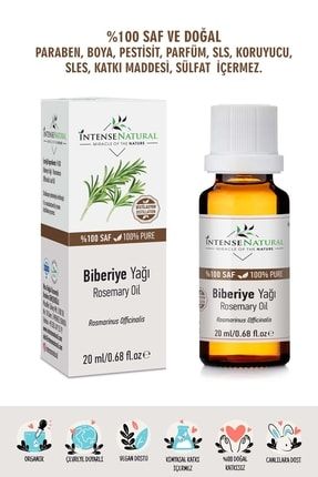 Biberiye Uçucu Yağı 20 ml %100 Saf Ve Doğal Rosemary Essential Oil