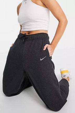Nike Yoga Dri-FIT Flecee Jogger 7/8 Kadın Siyah Antrenman Eşofman