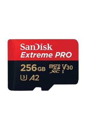 Extreme Pro 256 GB MicroSDXC Hafıza Kartı U3 A2 170MB/s +SD Kart Adaptörü SDSQXCZ-256G-GN6MA