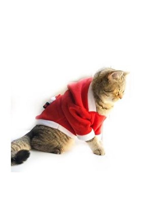 Kemique Yilbasi Konseptli Kapsonlu Polar Kedi Kiyafeti 2xlarge 5 5 8 Kg Fiyati Yorumlari Trendyol