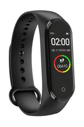 M4 Akıllı Bileklik Saat Watch Band Kalp Ritim Koşu Spor Uykutakip