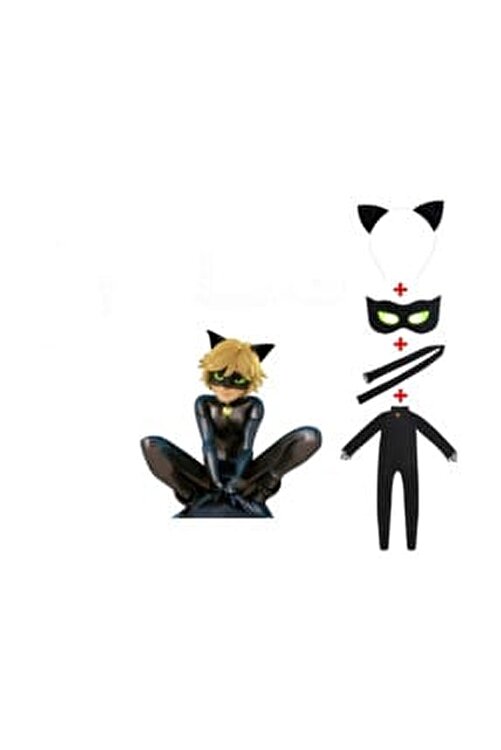 Unika Moda Mucize Ugur Bocegi Kara Kedi Miraculous Cat Noir Kostum Ve Aksesuarlari 5 6 Yas Fiyati Yorumlari Trendyol