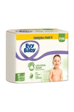 evy baby bebek bezi 5 beden junior tanisma paketi 20 adet fiyati yorumlari trendyol