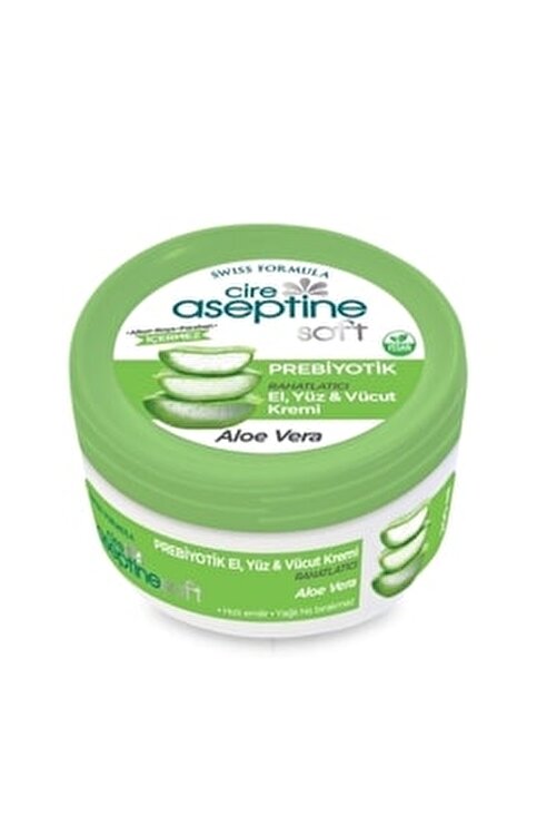 Cire Aceptine Soft prebiyotik Aloe Vera el, Yüz Ve Vücut Kremi 200 ml