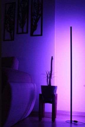 Led Pinkblue Light Köşe Dekoratif Lambader -led Lamba Işık Sistemi - Full Rgb 256 Renk BDG78945