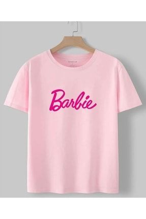 Pembe Barbie Baskılı Çocuk T-shirt