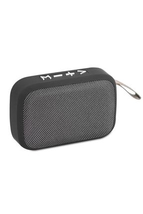 AS-02 Hoparlör Gümüş Bluetooth 3W TF/USB Destekli Speaker Siyah