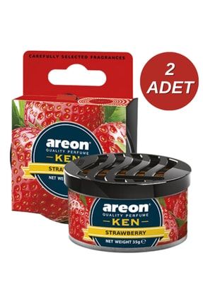 Areon Ken Strawberry Bardaklık Oto Araç Kokusu 2'li