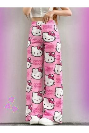 Hello Kitty-bol Paça Eşofman Altı-pijama-pantalon KittyWideLeg