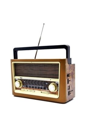 Nostalji Radyo Led Işıklı Fenerli Retro Bluetooth Hoparlör Usb Tf Kart Giriş Şarjlı Bataryalı Pilli