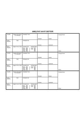 Paste Notes Ameliyat Kayit Defteri Fiyati Yorumlari Trendyol