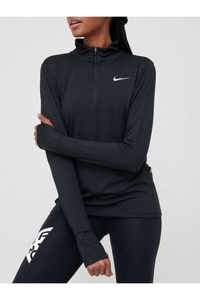 Nike Dr f t Element Women s Running Half Zip Kad n Siyah st