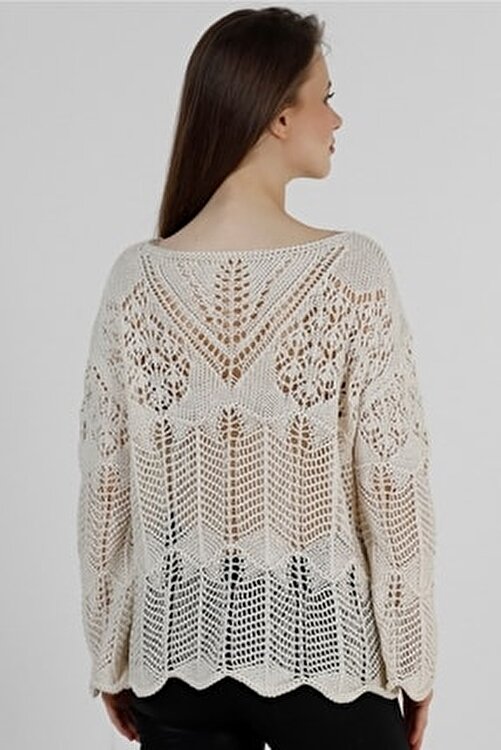 Yaka İspanyol Kol Yazlık Triko Bluz ...