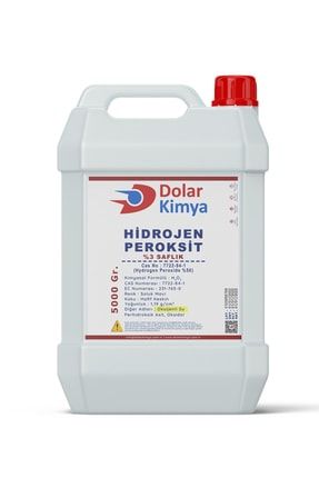 Oksijenli Su (Hidrojen Per Oksit %3,Perhidrol,Peroksit) | 5.00 Kg HYDP3.5000