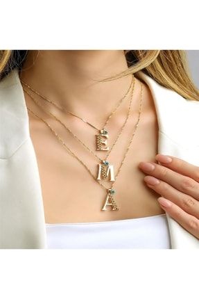 Ema Jewellery B Harf Alt n Kolye Fiyat Yorumlar Trendyol