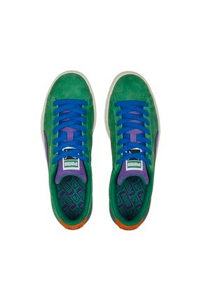 Green and purple puma suede on sale
