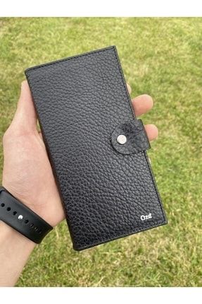 Ozd Leather Hakiki Deri Cüzdan, Uzun, Kartlık, Gerçek Deri Telefon Bölmeli