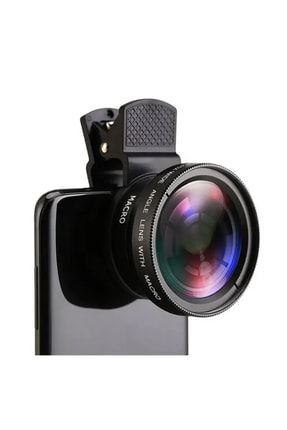 Telefon Lens Kiti 0.45x Süper Geniş Açı & 12.5x Süper Makro Lens Hd Kamera
