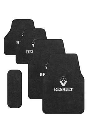 Renault Füme Halı Paspas Takımı (Siyah Biyeli)-Oto Halıflex Paspas