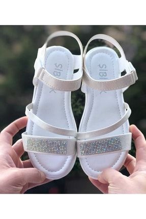 Kız Çocuk Sandalet Fashion Taşlı Sandalet Phylon (hafif) Yumuşak Taban Sandalet