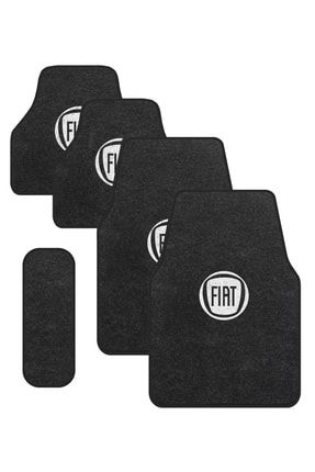 Fiat Füme Halı Paspas Takımı (Siyah Biyeli)-Oto Halıflex Paspas