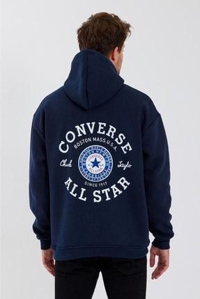 Navy blue converse hoodie store