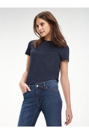 Navy blue tommy hilfiger t shirt women's on sale