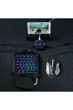 3 In 1 Pubg Mobil Oyuncu Klavye Mouse Seti Telefon Stantlı Bluetooth Bağlantılı Pubg Klavye Mouse